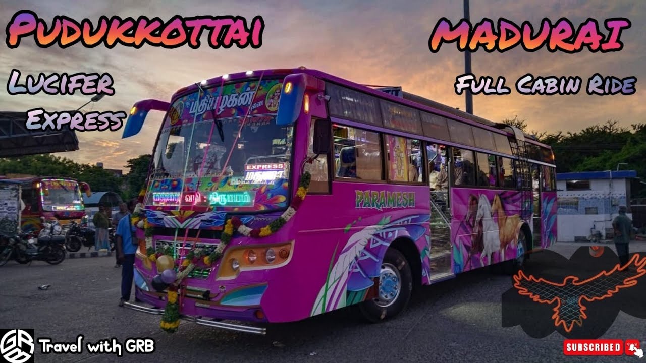 💖🚍🎊M.K.T. MATHI KUMAR TRANSPORT 🎊🚍💖|Pudukkottai🔁Madurai|🤩 FDFS 🤩|Cabin Ride 😍|Travel with GRB|EP:103
