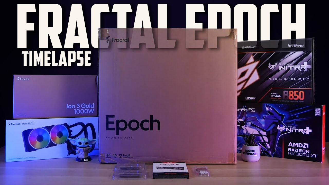 PC BUILD TIME LAPSE - FRACTAL EPOCH TG RGB (R9 9900X + RX 9070 XT) 🔥