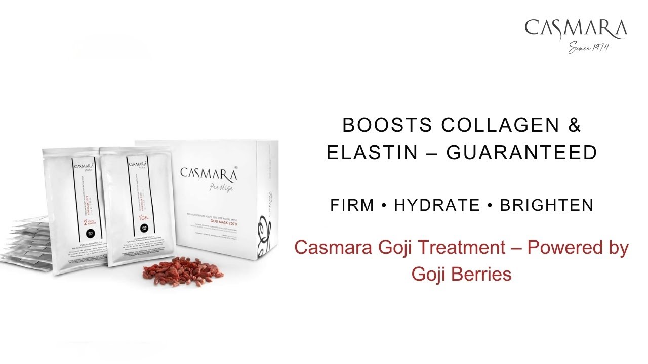 Casmara Goji Mask | Revitalizing Anti-Ageing Face Mask for Glowing Skin | Unisex | Professional use