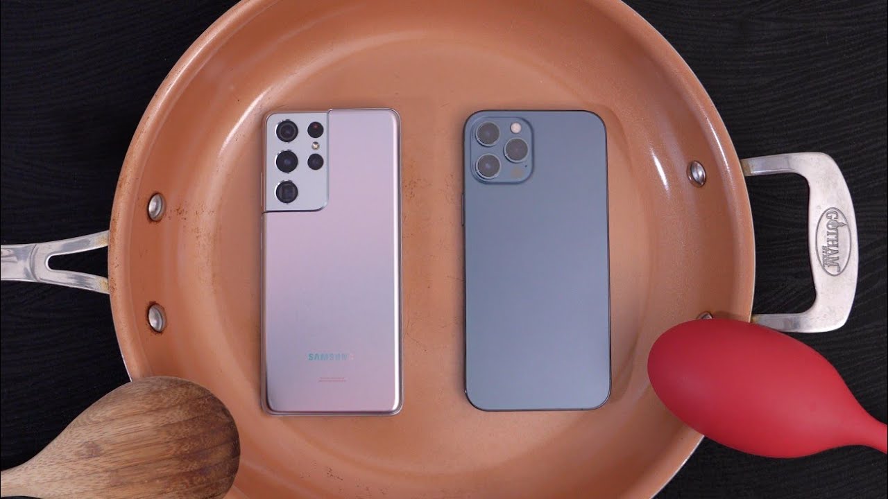 Samsung Galaxy S21 Ultra против iPhone 12 Pro Max: ТЕСТ В ГОРЯЧЕЙ ВОДЕ! 🔥💧