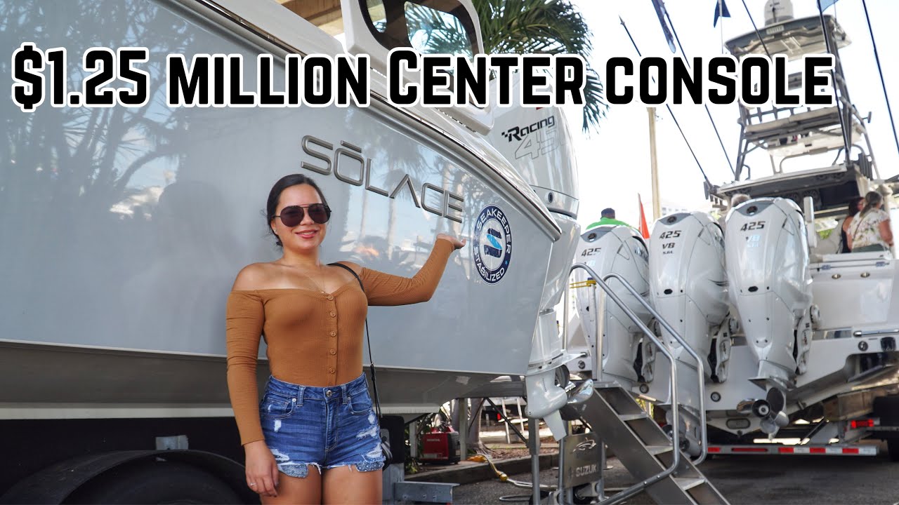 $1.25 Million DOLLAR Center Console | Solace 41CS & Solace 345 Walkthrough