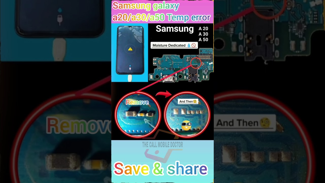 Samsung A30/a30/a50 charging errorSamsung A30 temperature problem solution #chargingerror
