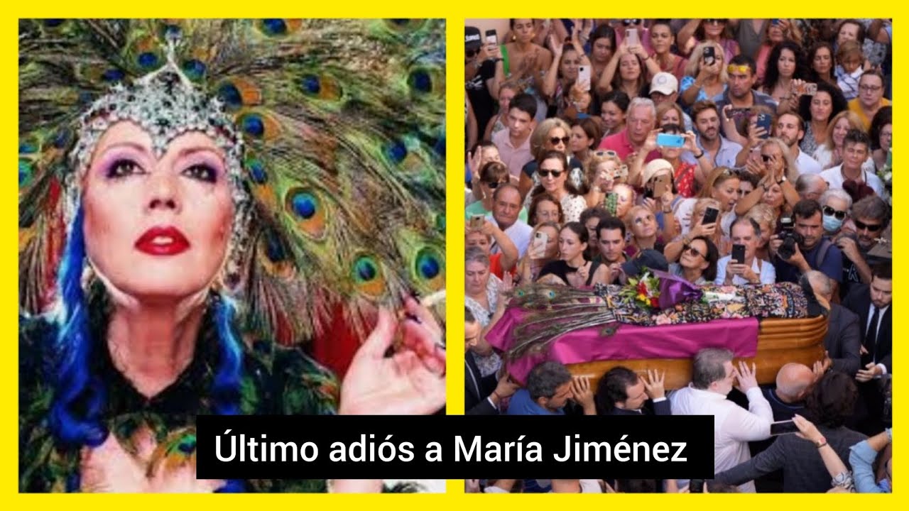 ❤️Multitudinaria despedida a María Jiménez en Triana