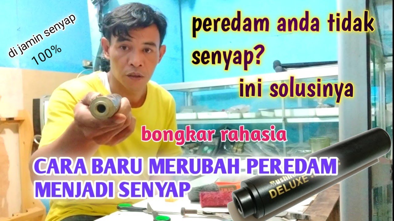 RAHASIA BARU CARA MERUBAH PEREDAM SENYAP/UPGRADE MENJADI SUPER SENYAP