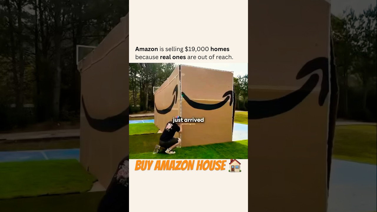 Amazon is selling $19,000 homes because real onesreach