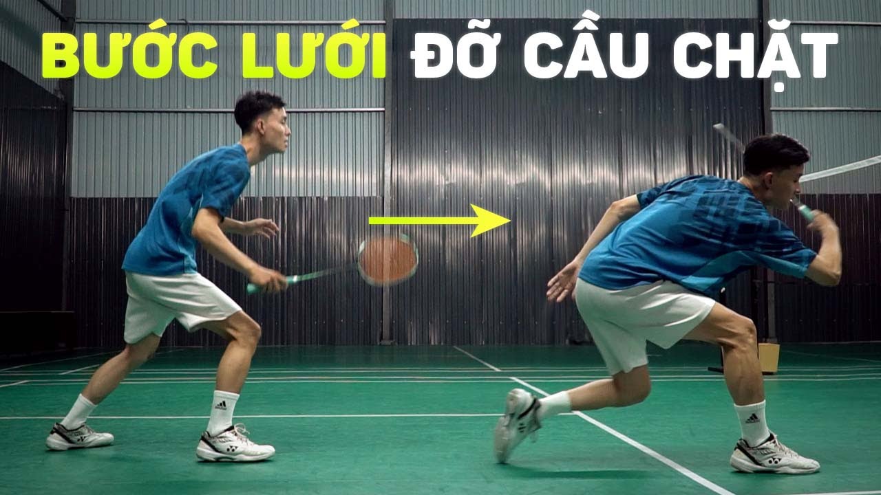 Cầu lông nâng cao | Phần 22: Tất tần tật về bước di chuyển lên lưới đỡ quả cầu chặt trong cầu lông