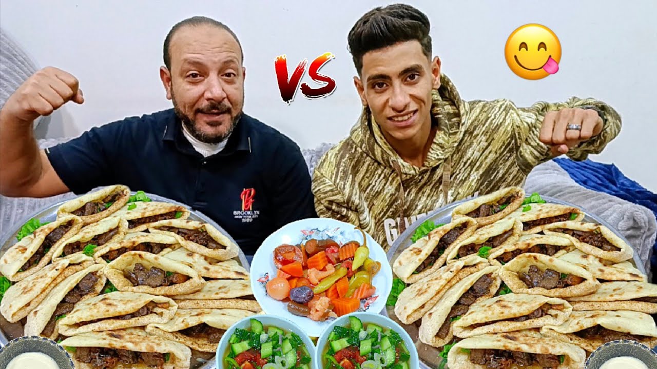 تحدي أكل قوي جدا على اكبر كمية سندوتشات كبده😋سقسقه بقي بالعيش البلدي😂