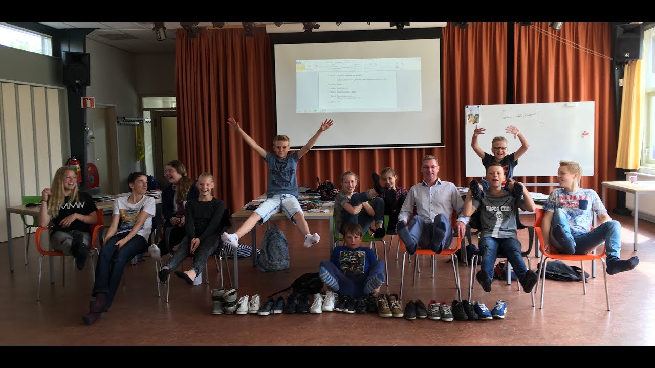 Beter leren zonder schoenen in de klas