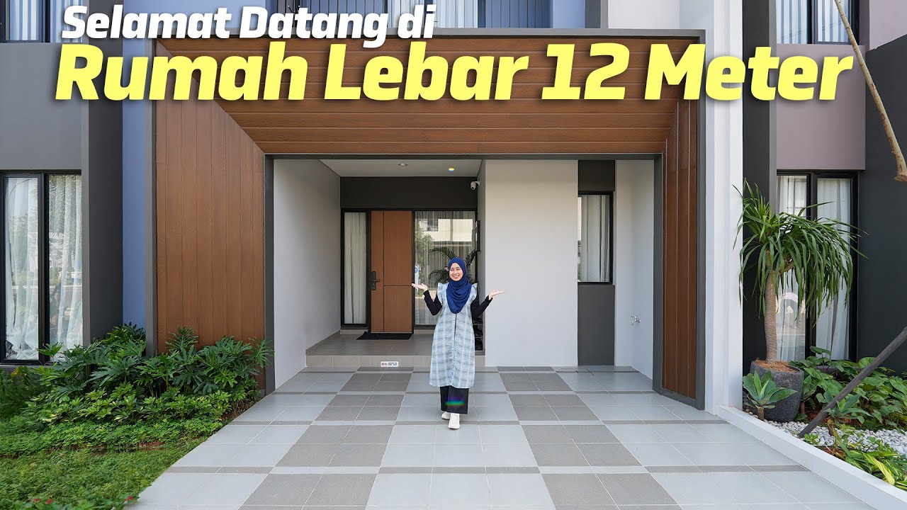 Rumah Modern 12x14 Desainnya Nyentrik! Sutera Rasuna Vola