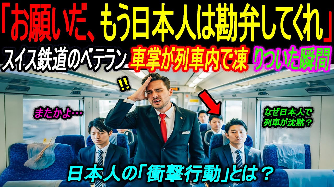 【外国人の反応】「また日本人か…正直ゾッとした！」スイス鉄道の車掌が叫んだ“異常なルール”とは？なぜ日本人だけが守っていたのか？世界が驚愕した理由とは？