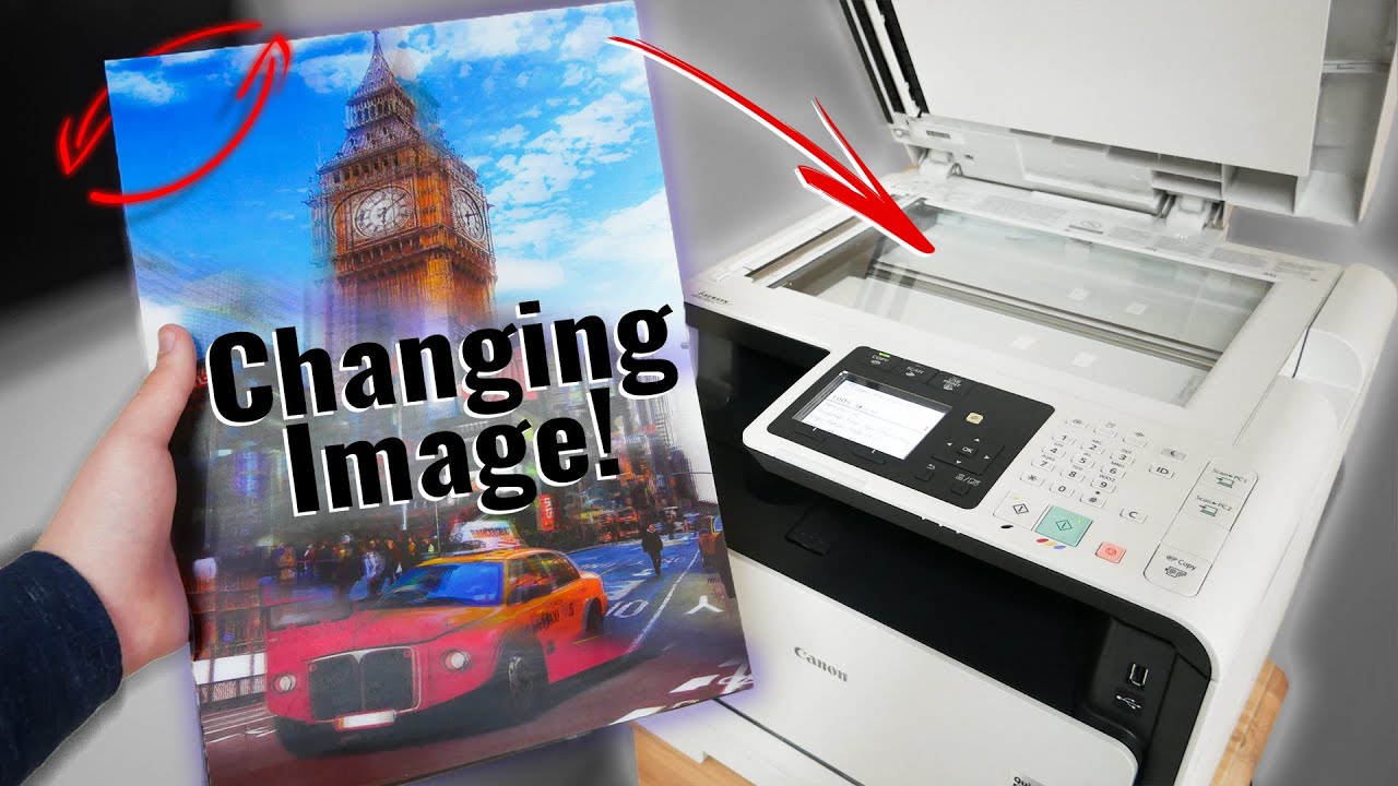 What happens if you photocopy a lenticular image