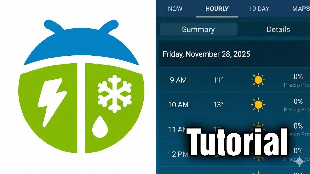WeatherBug (ПОЛНОЕ руководство)