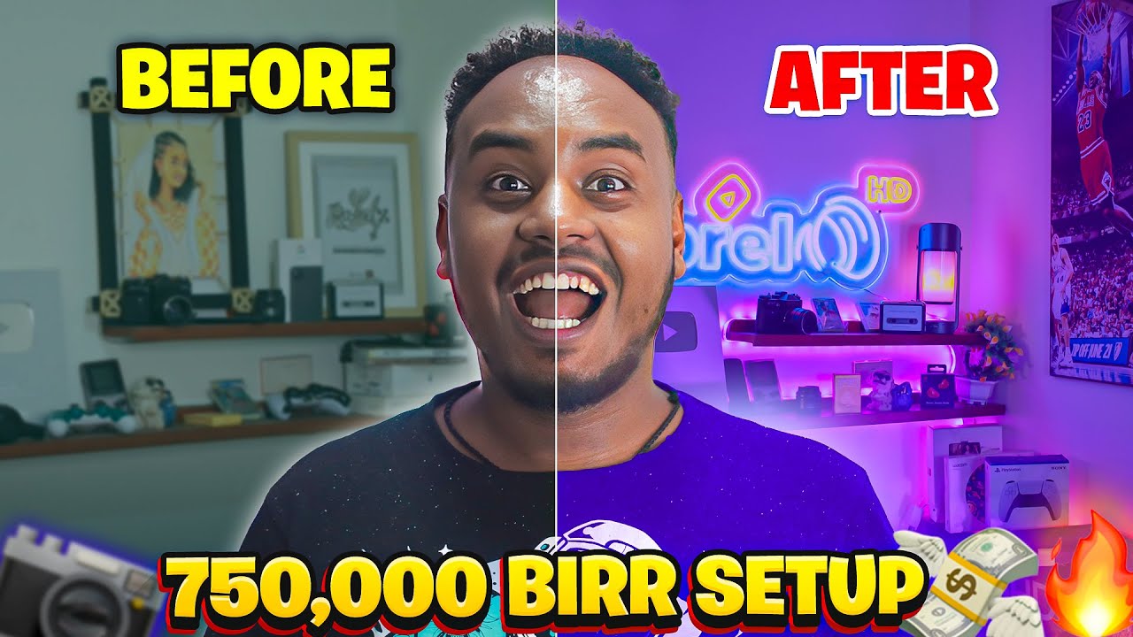 🔴 MY $750,000 BIRR GAMING SETUP MAKE OVER 🎁GIVEAWAY ( ሽልማት አለው ) | Abrelo HD