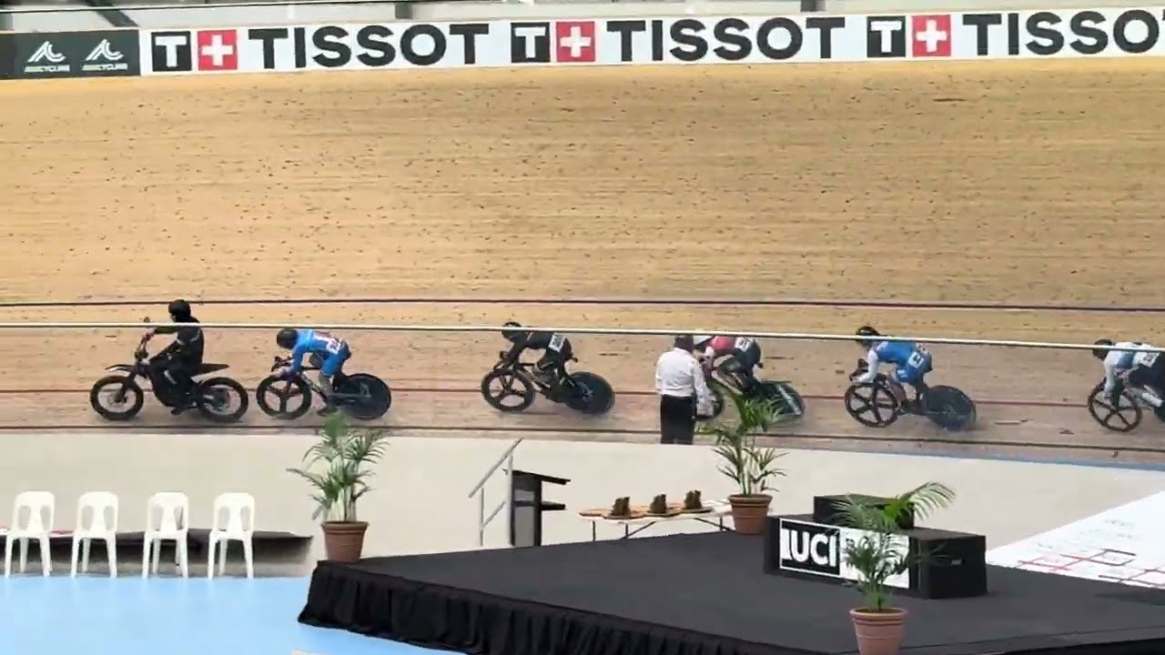 UCI WC 26 Kierin W Rd1 ht3 Lysenko, King, Yuan, Jabornikova, Gheysens, Mohd Farid, Qui