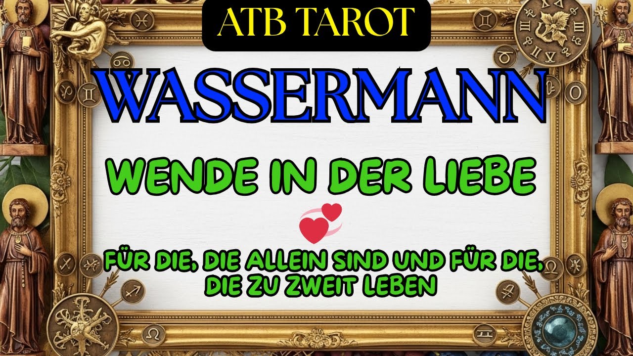 WASSERMANN: Ein Traum enthüllt den Namen dessen, der dich zurückhält