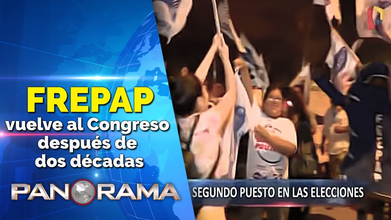 Así celebra la revelación de hoy, Frepap, que vuelve al Congreso después de dos décadas (1/2)
