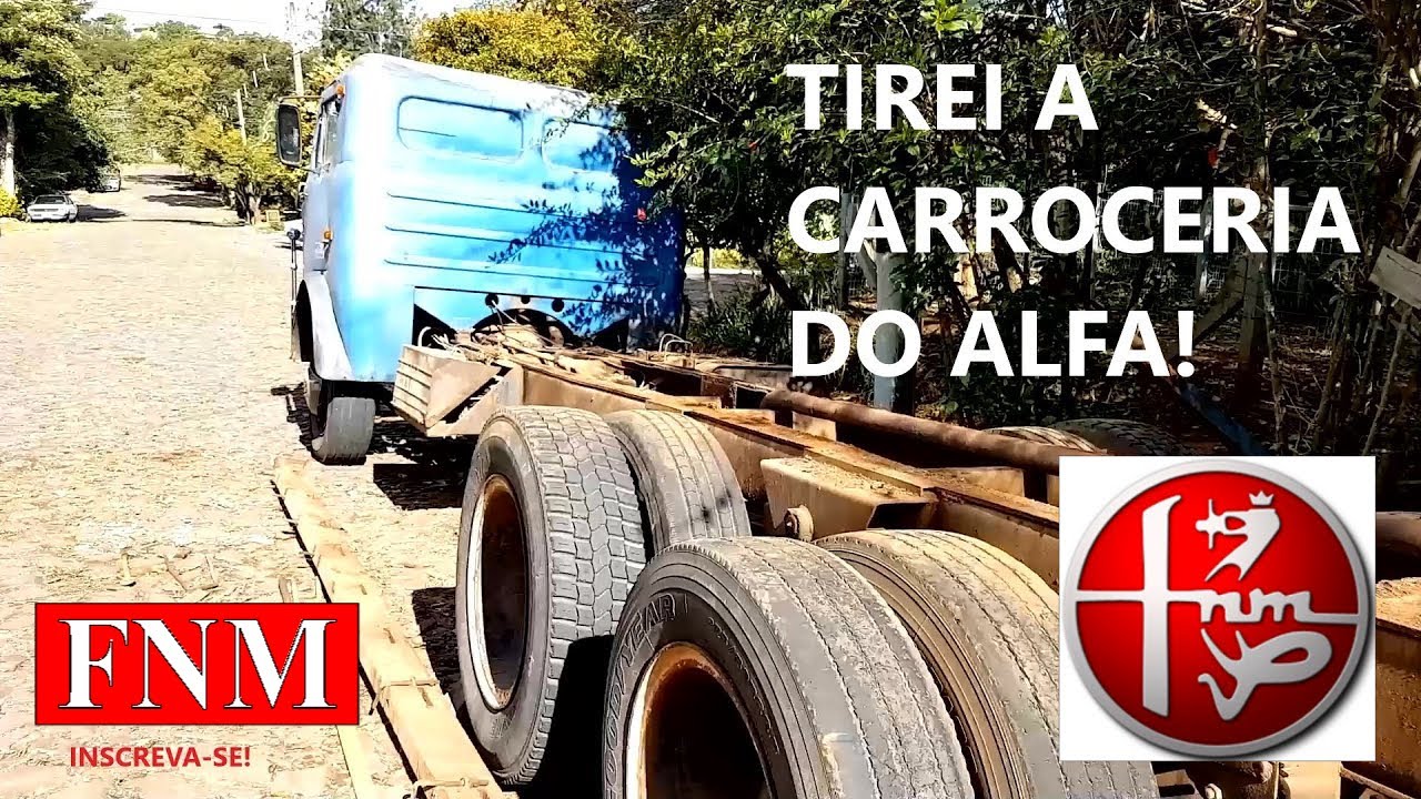 Tirei a carroceria do FNM D-11000 Só no chassi o Alfa #3