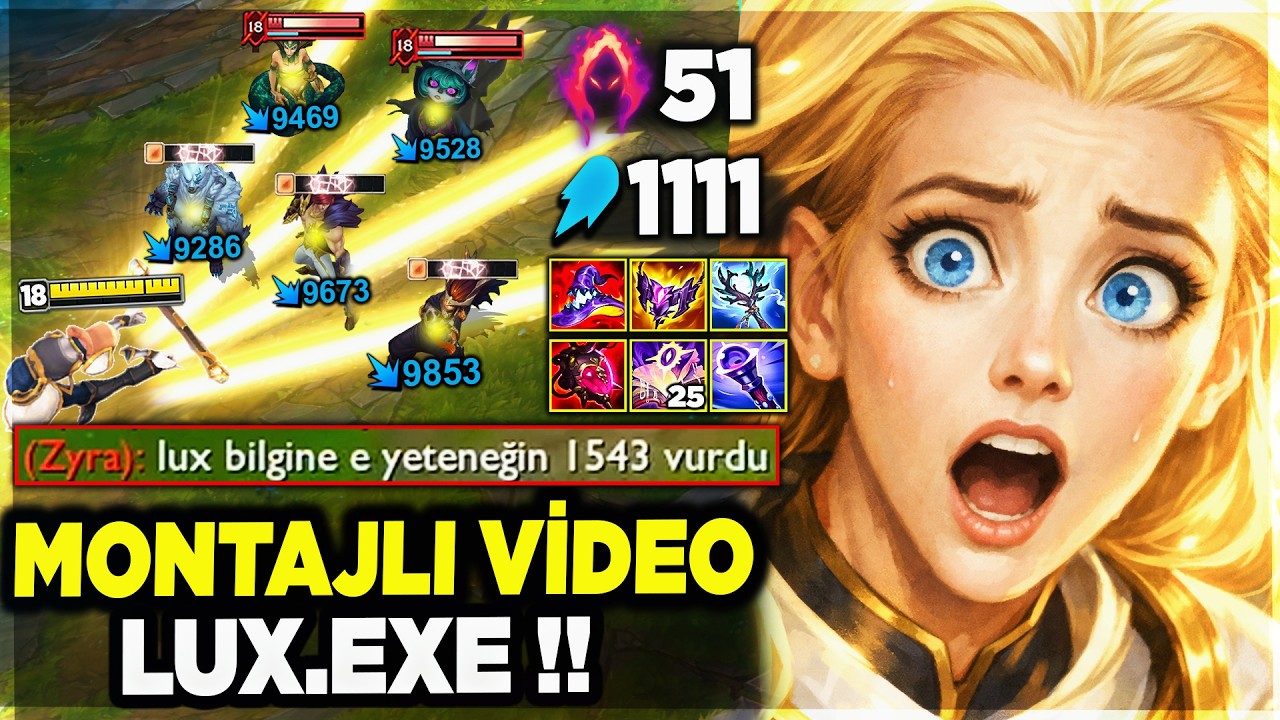 YUHH !! 1100 AP LUX !! 1 ULTİYLE FULL CANA TEK ATTIM !!