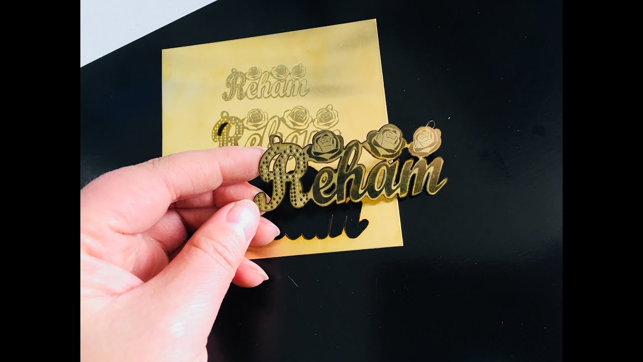 How to do Jewelry Name Engraving and Cutting | Gold laser cutting machine | Silver laser cutting