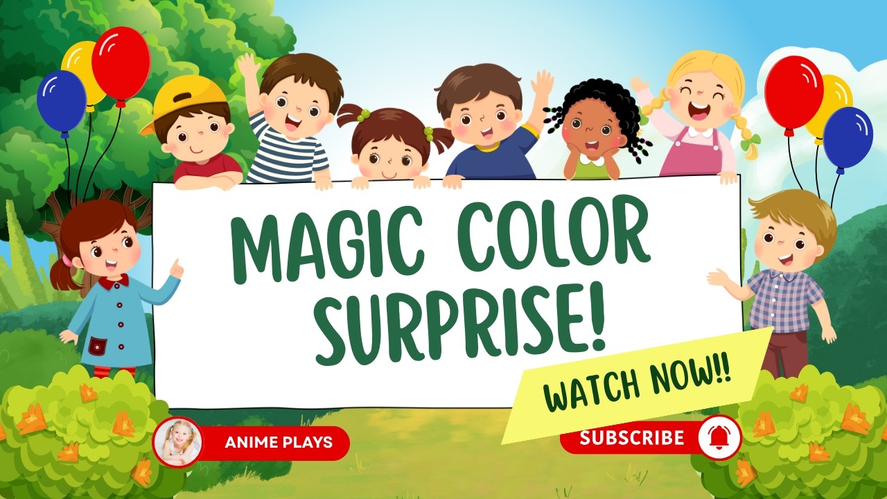 Magic Color Surprise Box 🌈 | Learn Colors for Kids | Fun Learning Video
