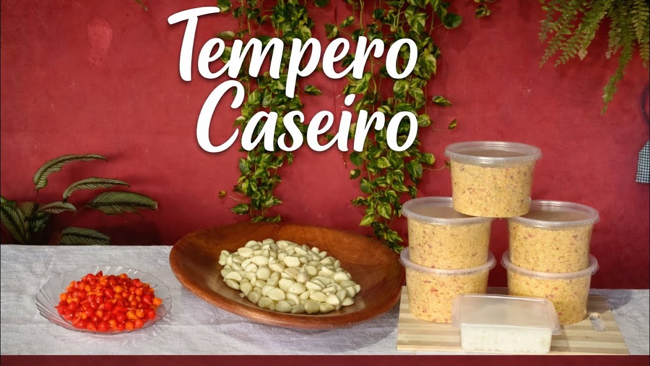 FAZENDO O MEU PRÓPRIO TEMPERO CASEIRO!!!!🫑🌶️🧅🧄🧄