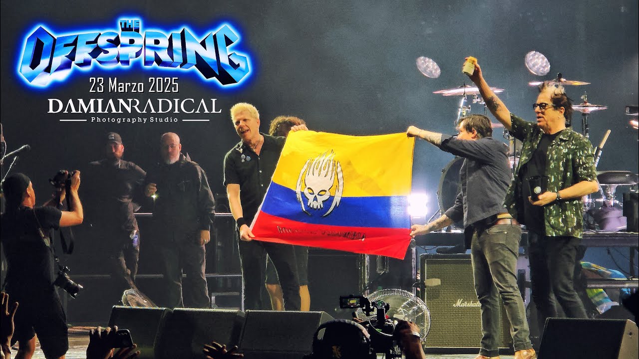 4K THE OFFSPRING | Supercharged Worldwide | Bogotá Colombia | 25.03.2025 | Movistar Arena