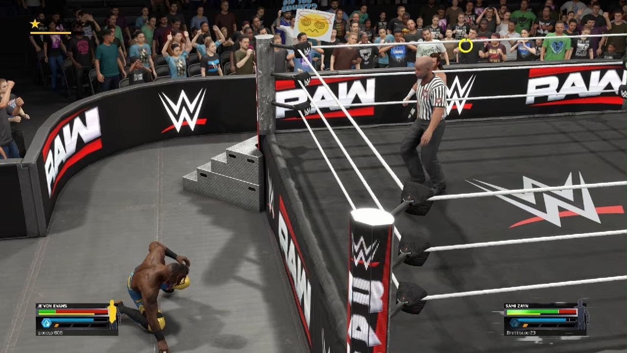 Sami Zayn vs Je'von Eavns | online