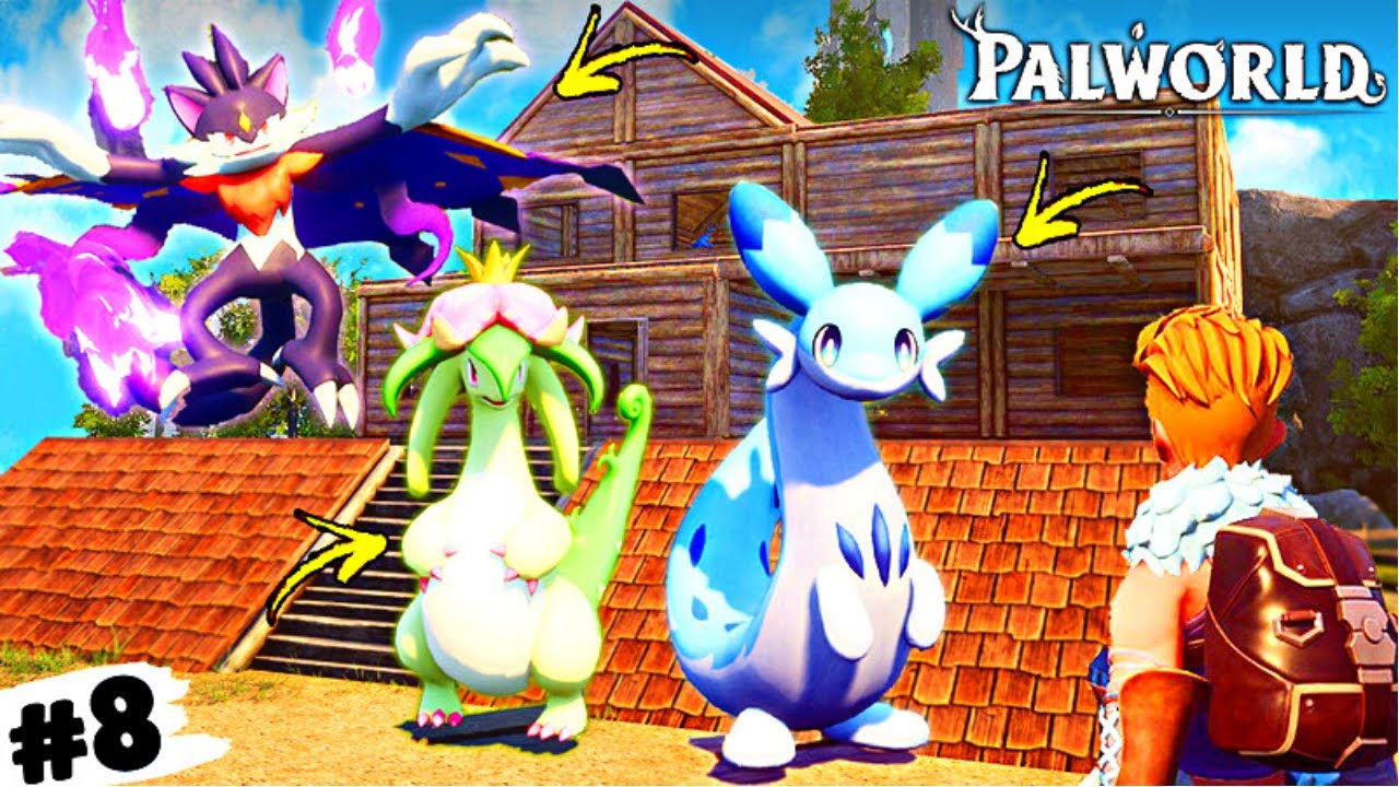 FINALLY I CAPTURED LEGENDARY DRAGON POKEMONS & BUILT MY FIRST HOUSE! 😱 | Palworld | Techno Gamerz