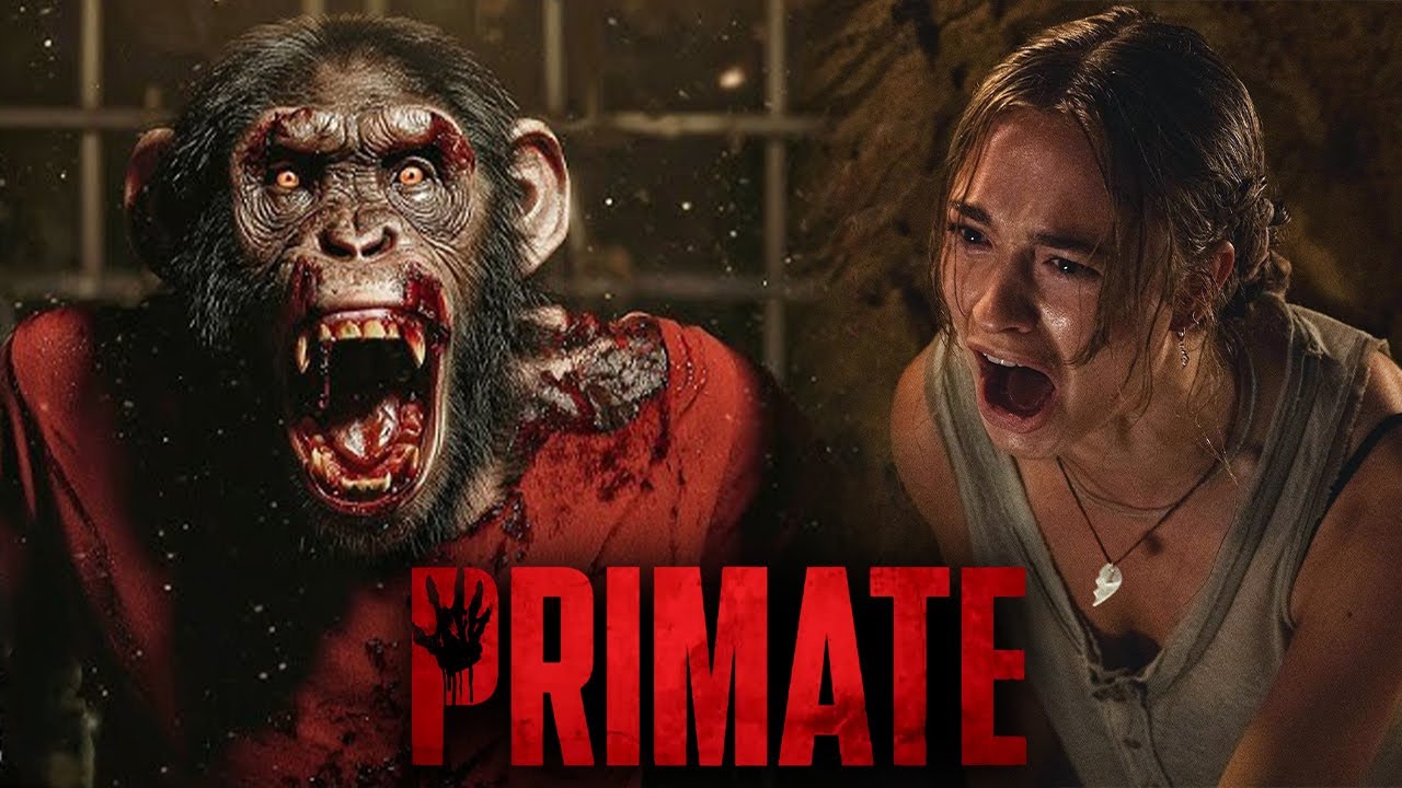 Primate 2025 Movie | Johnny Sequoyah | Jessica Alexander | Johannes Roberts | Review And Fact