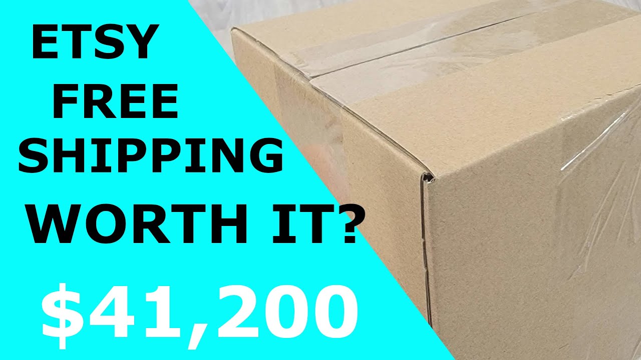 Etsy Shop Free Shipping Guarantee Worth it?  - Etsy Tips and Tricks