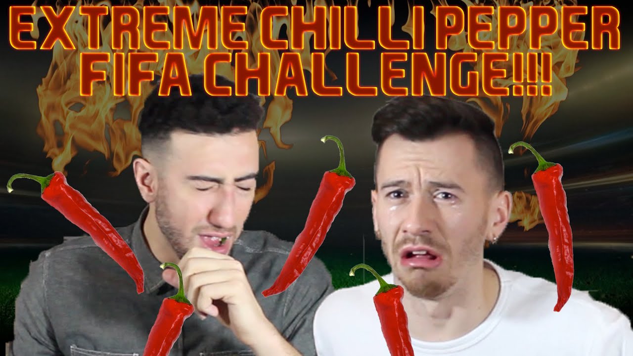 EXTREME HOT CHILLI PEPPER FIFA CHALLENGE!!! (GONE WRONG)
