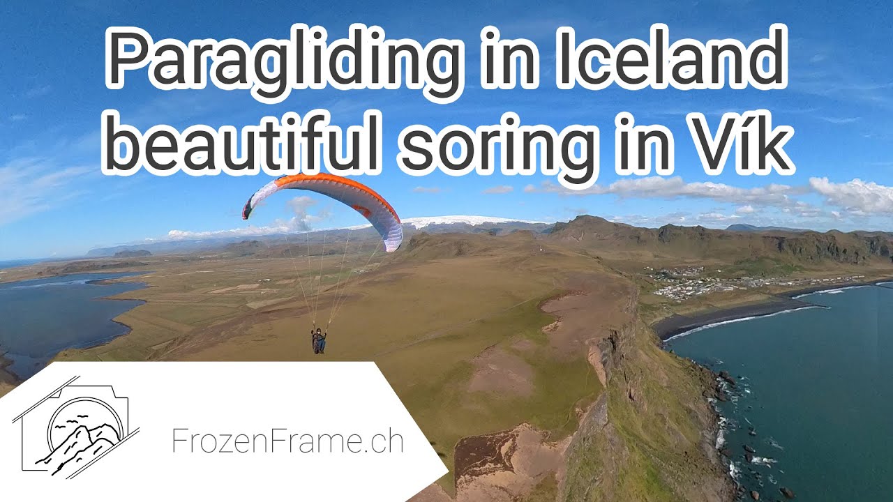 Paragliding in Iceland | Beautiful soring in Vík