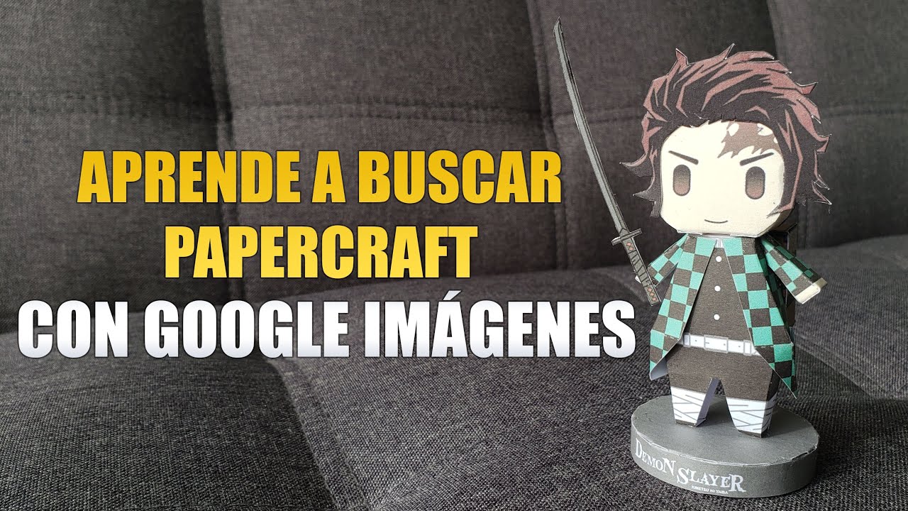 Así de FÁCIL es CONSEGUIR LAS PLANTILLAS de un PAPERCRAFT 😎 Tanjiro Demon Slayer