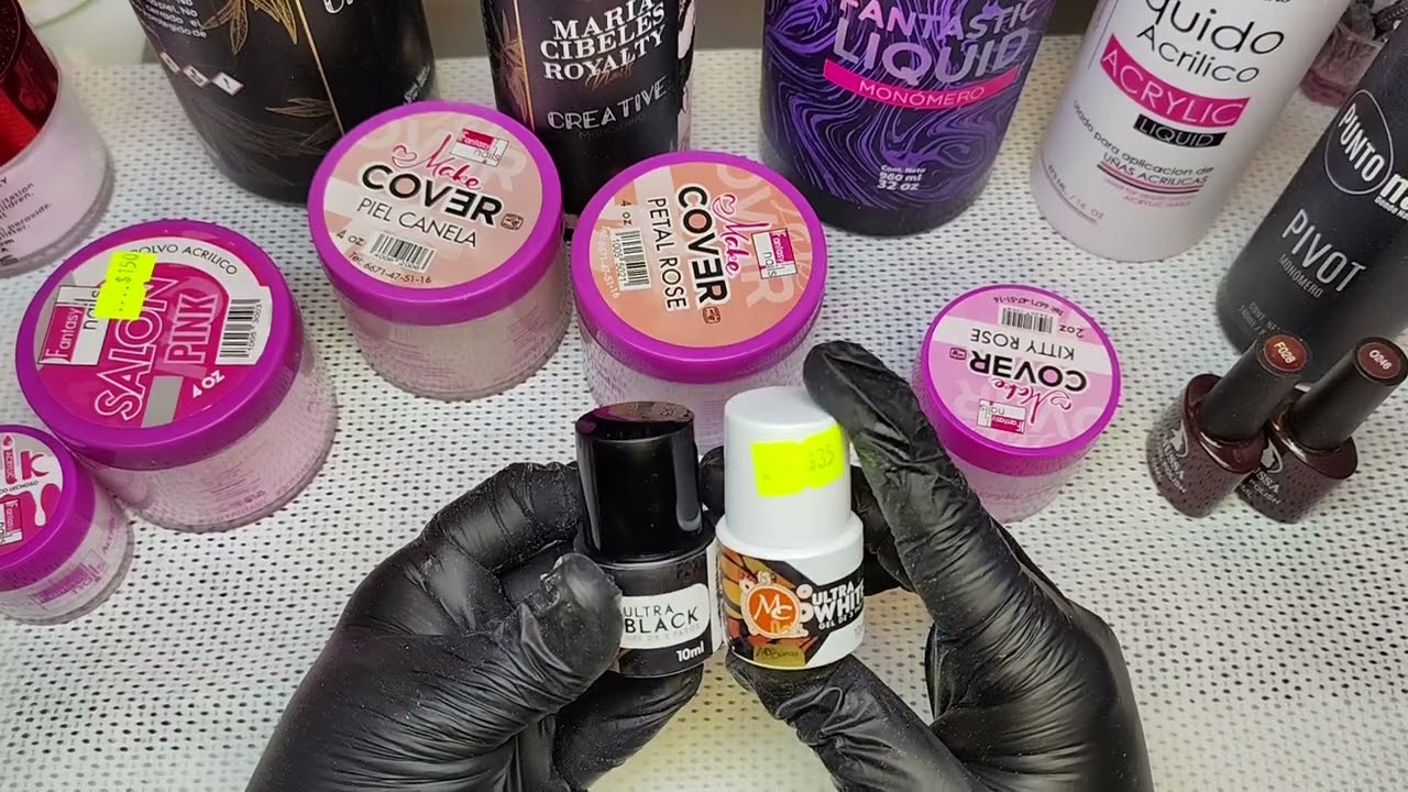 Surtiendo El salon y Mezcla de acrilico nude /luliznails
