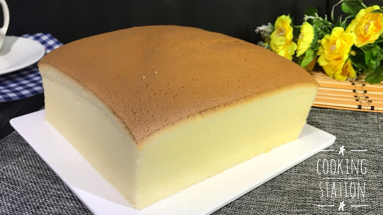 Japanese Cotton Soft Sponge Cake Recipe | เค้กไข่ญี่ปุ่น เนื้อนุ่มๆ ไม่ใส่ผงฟู