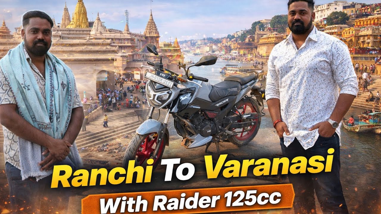 Ranchi To Varanasi ,Kashi Vishwanath 💗 Ride With Rider 125cc And SuparNova 350cc, Best View By Rood🥰