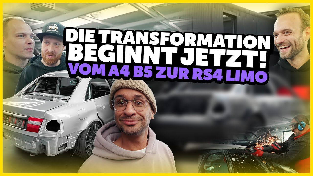 JP Performance - Die Transformation beginnt! | Vom A4 B5 zur RS4 LIMO