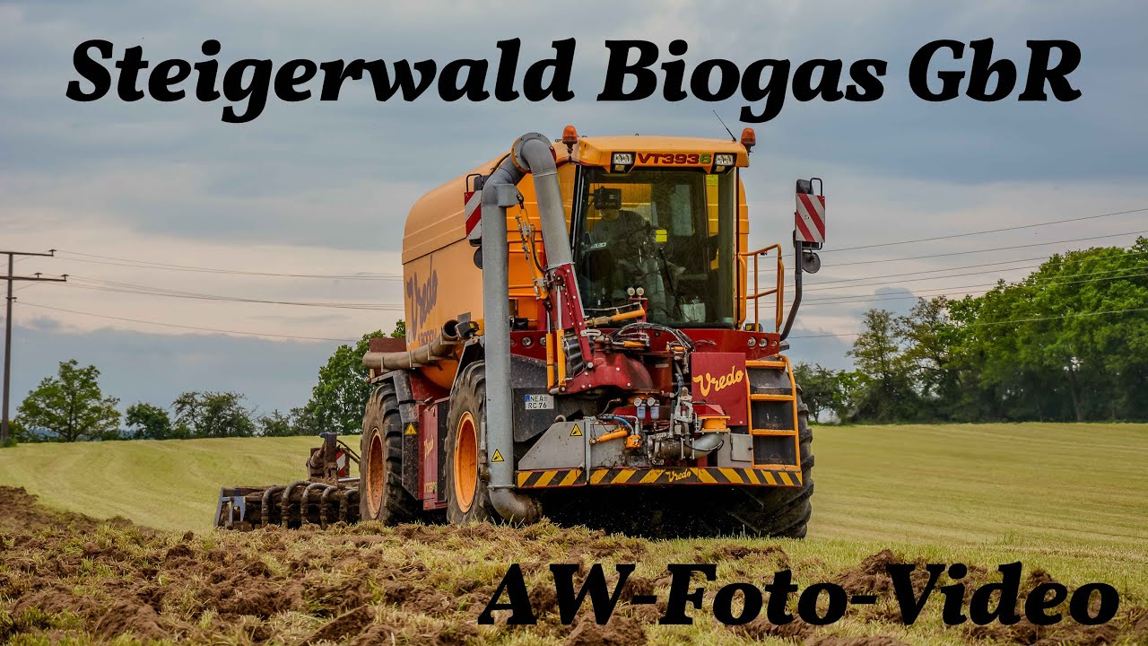 G&auml;rrestausbringung mit Vredo VT3936 ► Steigerwald Biogas GbR [HD]
