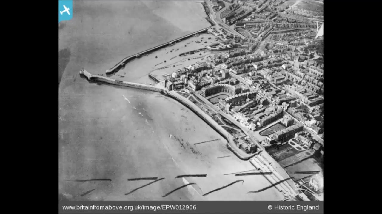Bridlington 1930's 1940's From Above