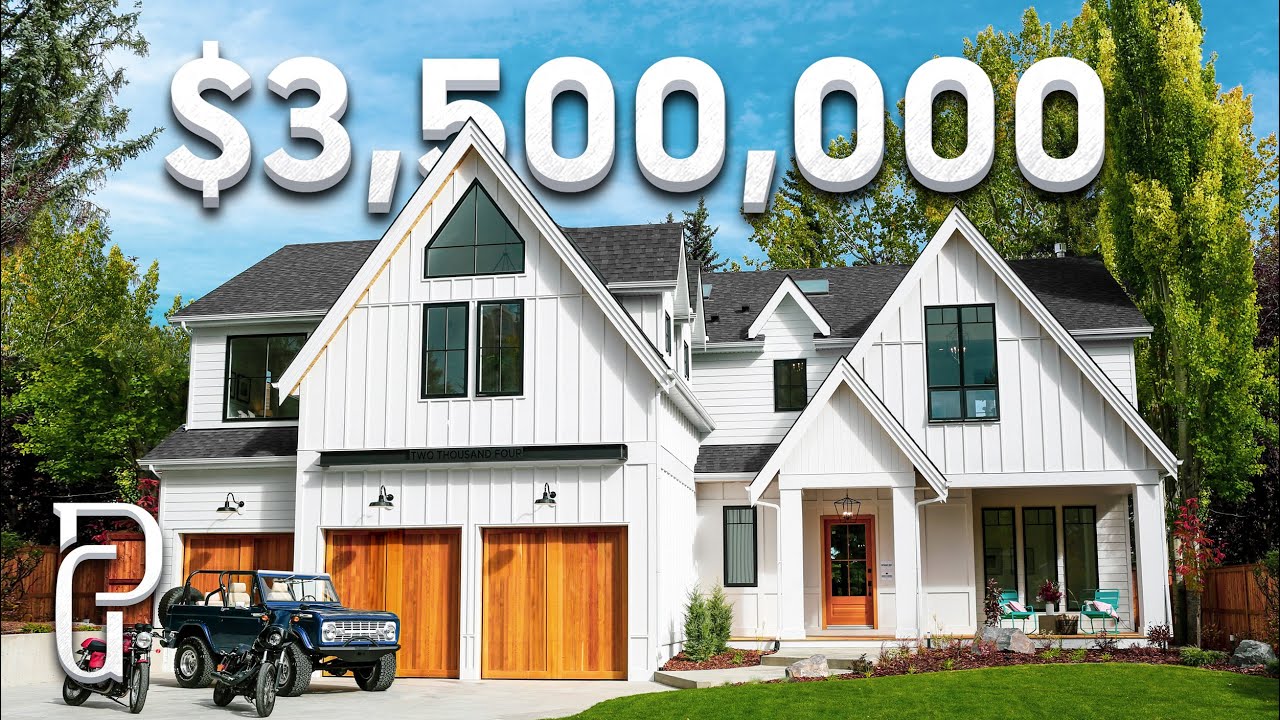 Inside a $3,500,000 Modern Farmhouse in Calgary, Alberta Canada | Propertygrams Mansion Tours