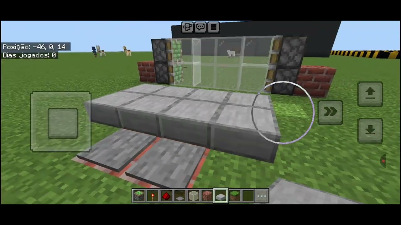 Tutorial de porta automática no minecraft 