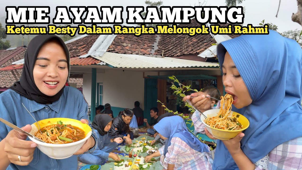 KEHIDUPAN DIDESA‼️JAJAN MIE AYAM DIKAMPUNG YOUTUBER MANGPEP VLOG SAMBIL NGELONGOK UMI RAHMI
