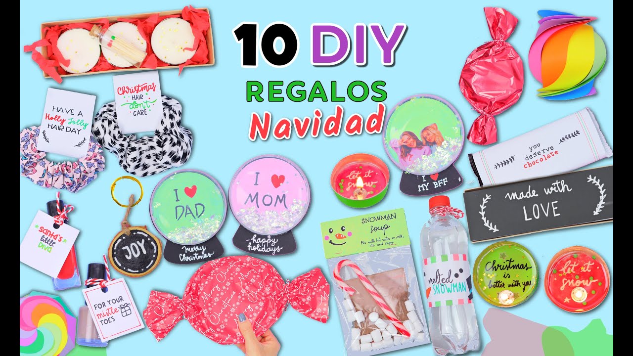 10 IDEAS DE REGALOS DE NAVIDAD - Regalo Para Tu Mejor Amiga, Familía, Amigo Invisible