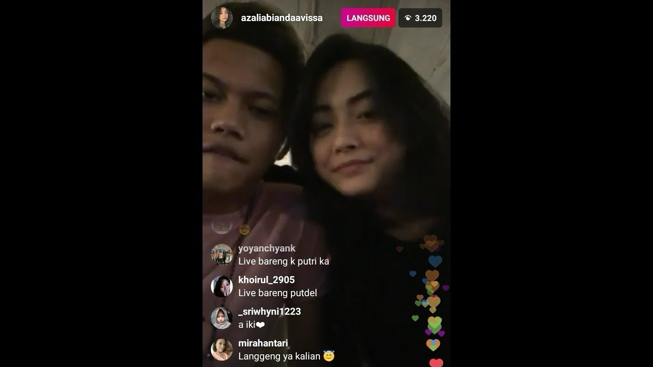 TERBARU ! RIZKY FEBIAN DAN AZEL LIVE INSTAGRAM (Part 2)