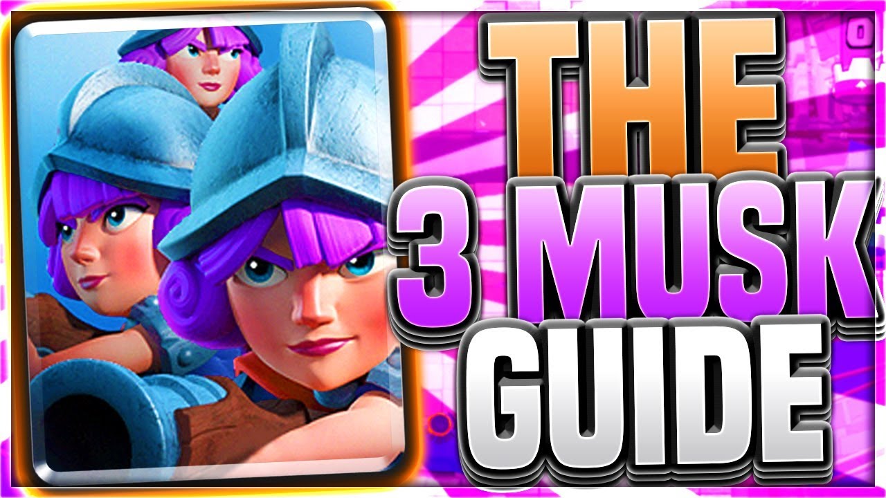 HOW TO MASTER 3 MUSKETS! Undefeated Kings Cup Pro Deck  – Clash Royale