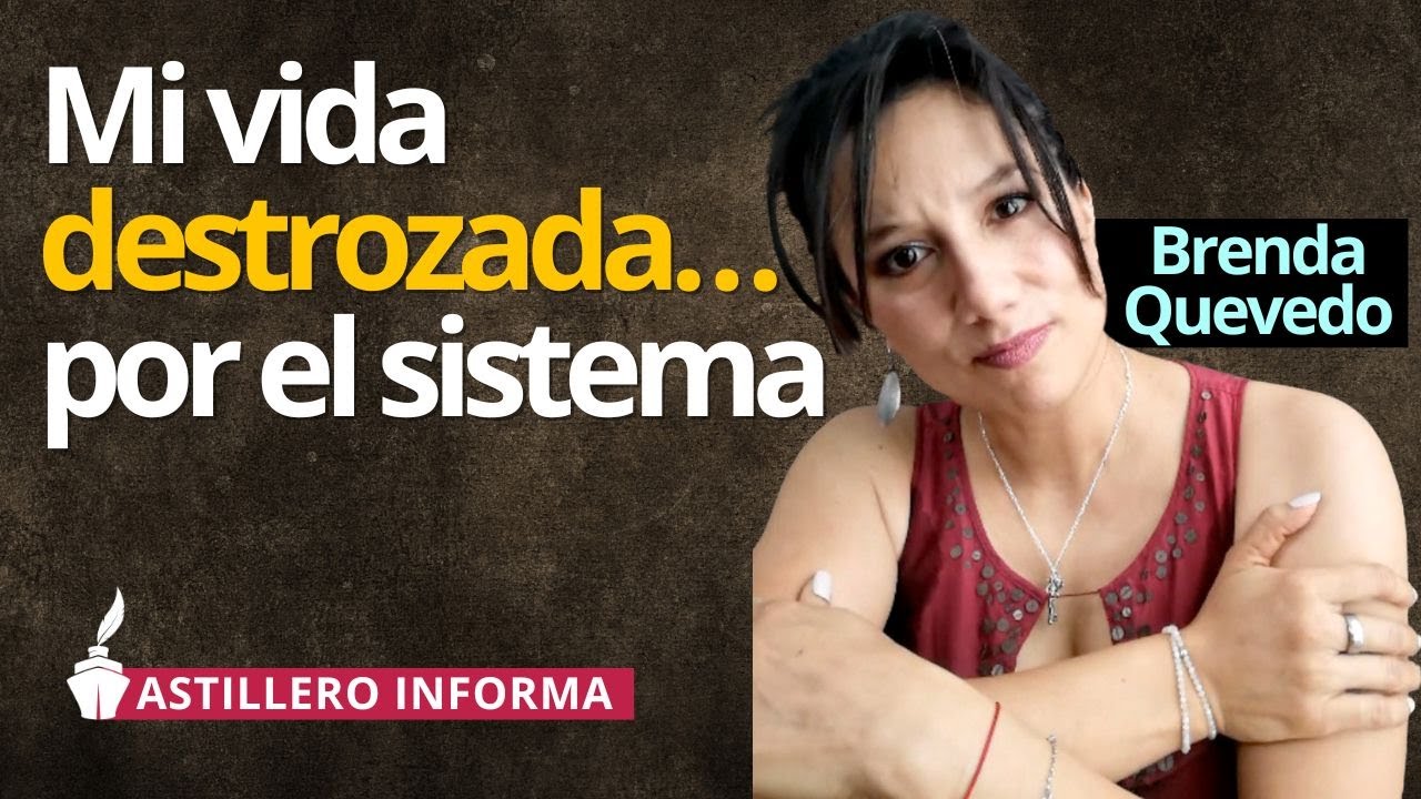 Brenda Quevedo se abraza a sí misma, en espera de algo de justicia