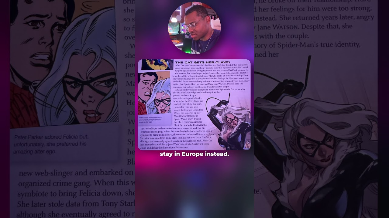 The Lore of Black Cat #marvel #marvelstudios #marvelcomics #marvelrivals #blackcat