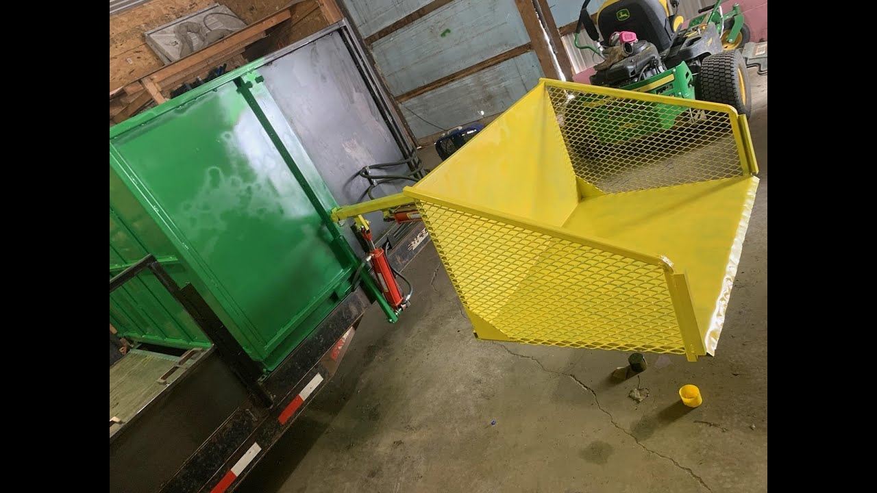 Trailer Side Dump Box Custom Built