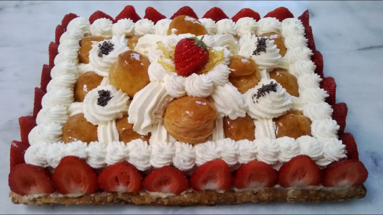 Le saint-honoré revisité à la fraise - ALP