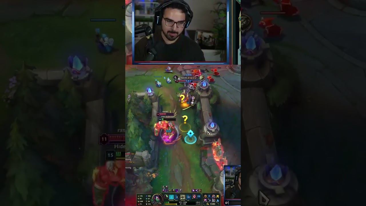 Akali 1v5  #leagueoflegends #leaguemoments #twitch #league #gaming #clip #outplay #shorts #riotgames